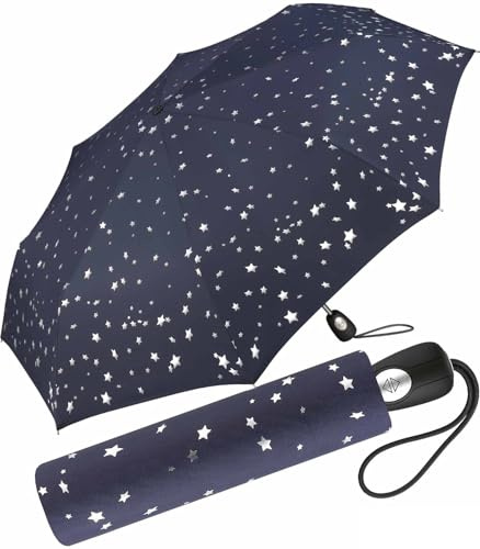 Pierre Gardin Easymatic Light Etoile Metallique Parapluie de poche, 101 cm