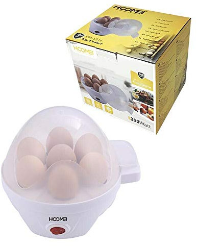 Gloriashoponline CUOCIUOVA FORNELLO ELETTRICO CUOCE 7 UOVA SODE UOVO ALLA COQUE BOLLITORE 350 W
