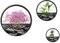Outsunny 3er-Set Blumentöpfe, Wand-Pflanzgefäß, Pflanzenbehälter für Sukkulenten, Kakteen, Wandvase für Garten, Wohnzimmer, Stahl, Schwarz