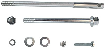 BISOMO Steckachse Set Front und Heck Montagebohrung incl. Befestigungsteile Normteile Simson S50 S51 KR51/1 KR51/2 SR4