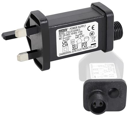 CubePlug 32V 6W String Lights Indoor-Outdoor Power Adapter for CZJUTAI JT-EL/FC32V6W /3.6W /1.35W-H1-IP20 Christmas Lighting, Multi Function Control Box [W660]