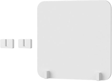 Schreibtisch-Trennwand, Sichtschutz, Sichtschutz, Ablenkungsblock für Bürotische, Arbeitsplatte, mit Befestigungsklemmen (40 x 40 cm)