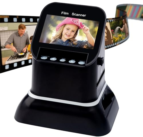 120 126 127 135 Film Negative Scanner High Resolution Slide Viewer 22MP Film Convert Slides 35mm to Digital JPEG