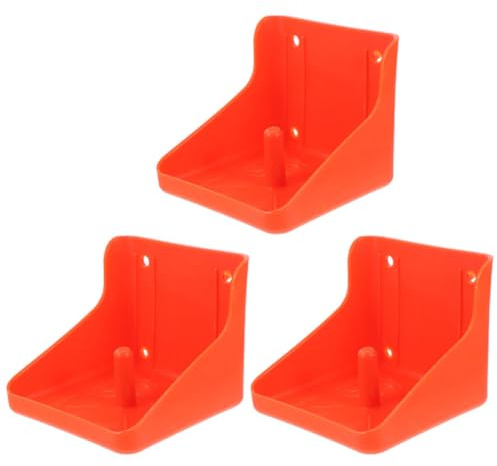 Tofficu 3pcs Livestock Salt Block Container with Small Holes, Thickened Sheep and Cattle Salt Feeding Box Tray, Nutrition Lick Brick Holder for Farm Animals