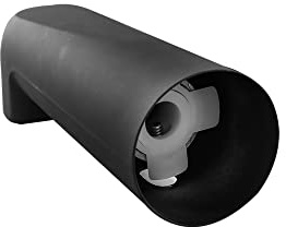 SENTO Slip On Black Universal Bathroom Tub Spout Without Diverter, Durable Heavy Duty Metal Bathtub Faucet Without Shower Diverter - 7 Inches 1/2 Copper Pipe, Matte Black