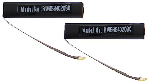 vhbw 2x batteria compatibile con Apple AirPods 1a generazione, 2a generazione auricolari cuffie wireless (25mAh, 3,7V, Li-Ion)