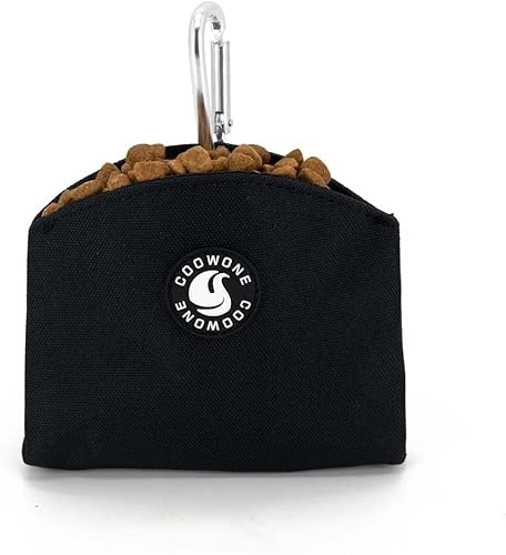 COOWONE Leckerli-Tasche für Hunde, freihändig, Magnetverschluss, 900D-Oxford-Stoff, kleine Welpen-Trainingstasche für Reisen oder den Außenbereich