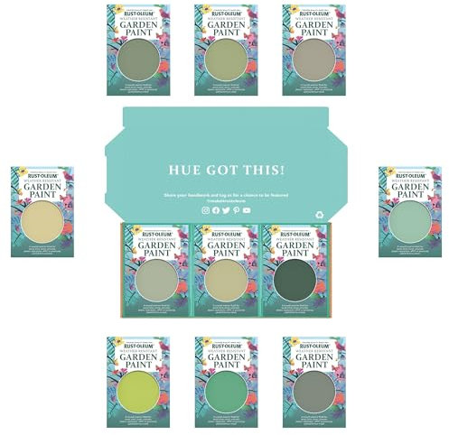 Rust-Oleum Garden Paint in Satin Finish – Rich Greens Tester Box