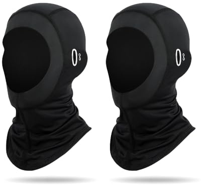 XFSRG 2 Stück Sturmhaube Motorrad Balaclava Atmungsaktiv Winddicht UV Schutz Helm Unterziehmütze für Outdoor Sport Radfahren Skifahren Motorradfahren