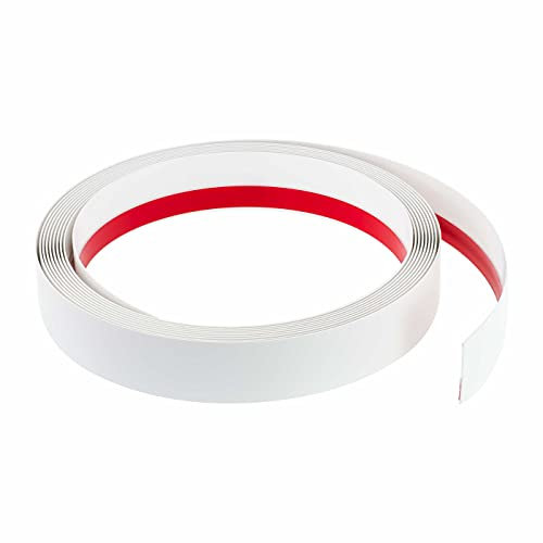 Fensterleiste Flachprofil PVC selbstklebend 40mm breit 5m lang Abdeckleiste