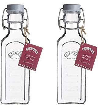 Kilner Traditional Clip Top Lid Bottle 0.3 Litre Transparent (Pack of 2) (2)