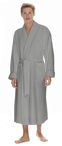 Men's Luxury Hotel Robe by Boca Terry, Microfiber Spa & Resort Bath Robe