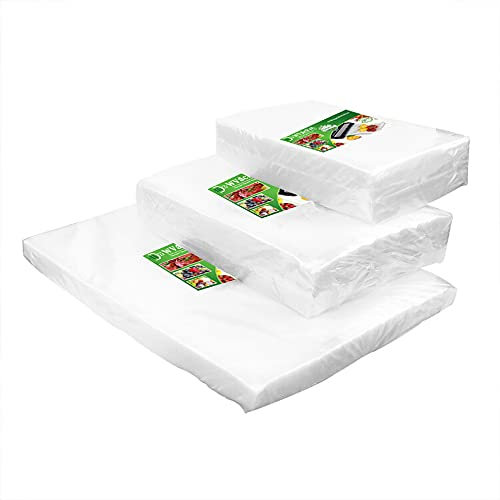 WVacFre 150 Beutel 15x25cm(50) und20x30cm(50) und28x40cm(50) Vakuumier Beutel Vakuumbeutel für Lebensmittel,BPA-Frei Sous Vide Vakuumierbeutel Beutel für Vakuumierer und Folienschweißgeräte Geeignet