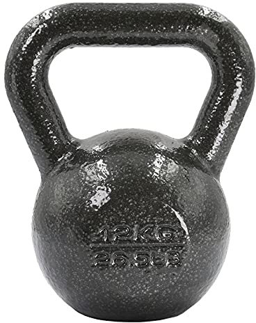 Cfty Kettlebell 4KG 8KG 12KG 16KG 20KG 24KG 32KG Fitness-Heimstärke-Training Gusseisen-Wettbewerbssportgeräte (einteilig)(12KG)