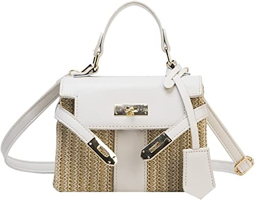 strandpåse halmpåsar handvävda halmväska, halmväska, mode sommar halmväskor damer handväskor designer handvävda korgväskor handväskor strandpåsar sommar Pu Klaff crossbody väskor väskor