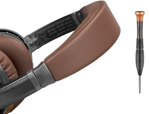 SOULWIT Replacement Headband Pad Kit for Bose QuietComfort 15(QC15)/QuietComfort 2(QC 2) Headphones, Easy DIY Installation - Coffee
