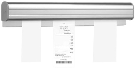 Fukamou Bonhalter, 30cm/40cn/50cm Catering Bonschiene Notizleiste Klemmleiste, Aluminiumlegierung Bonleiste Für Bar Büro Bestellung Ticket.