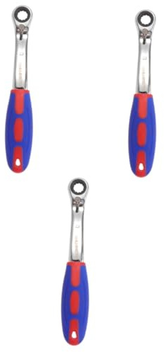 Hemobllo 3pcs Ratchet Ratchet Wrench Tap Spanner for Tight Space Professional Wrench Tool Spanner