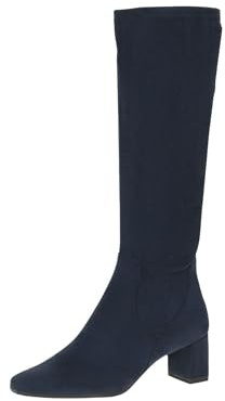 CAPRICE Damen 9-25547-41 Kniehohe Stiefel, Navy Stretch, 40 EU