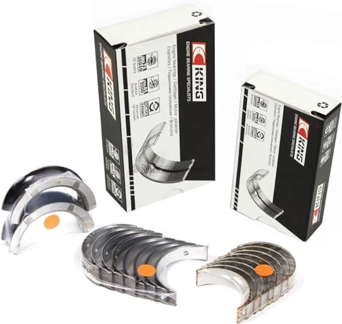 J MARTIN AUTO Rod & Main Bearings Bundle Compatible with 1969-2002 Chevy GM SBC 5.7L 350 327 307 305 Car & Truck V-8 Please Select Size Before Adding to cart (.10 Rod Bearing, 10 Main Bearings)