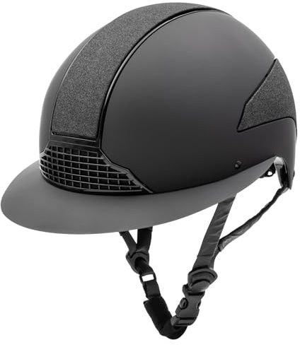 SWING H24 ridhjälm dam Shine, svart matt, 55–57 cm