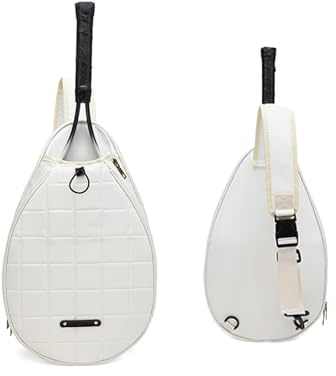 Mochila de Tenis Ligera, Resistente al Agua, Bolsa de bádminton con Correa Ajustable para el Hombro, múltiples Compartimentos, para Hombres, Mujeres y jóvenes, Mochila Deportiva de Moda, Solo 400