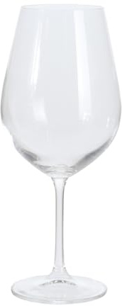 Juego de 4 copas de vino tinto cristalinas de 690ml