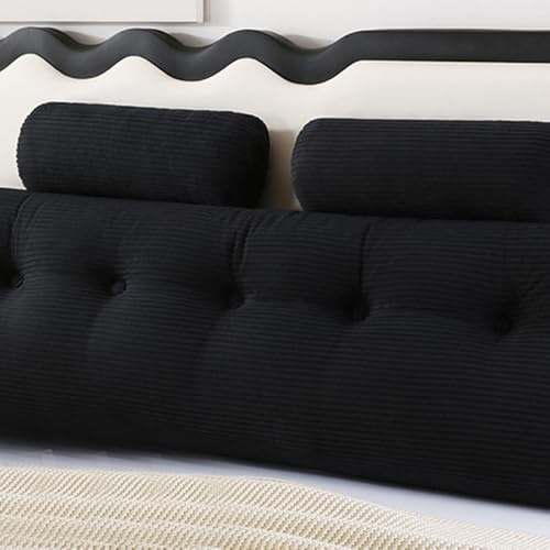 Luxuriöse Kordsamt-Kissen-Kollektion: Premium Keilkissen mit ergonomischem Design, Lendenkissen, Lesekissen und Rückenkissen mit abnehmbarem Bezug (Größe: 100*50*20cm/39.37*19.68*7.87in (1 Kissen