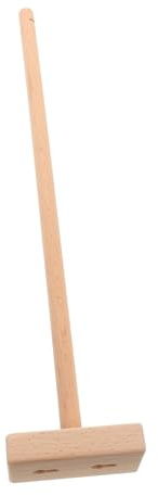 HOOTNEE Holz Mobile Halterung Babybett Mobile Arm Vielseitig für Neugeborene Wandhalterung Beistellbett Zubehör Einfach Montierbar mit Netz Aufhängung für Beruhigende Bettglocke und
