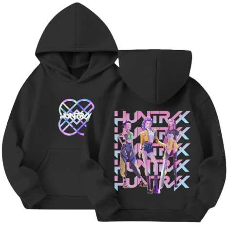 Kpop Hoodies for Kids Girls Boys,Christmas Jumper 2025, for Boys Girls Hoodie Vintage Y2k Pullover Hip Hop Streetwear Long Sleeve Hooded Sweatshirt