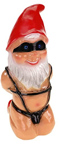 Gartenzwerg Sklave aus bruchfestem PVC Zwerg Made in Germany Figur