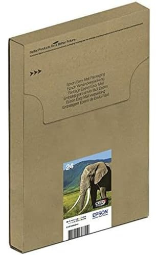 Epson Original 24 Tinte Elefant (XP-750, XP-850, XP-950, XP-55, XP-760, XP-860, XP-960, XP-970), Multipack 6-farbig