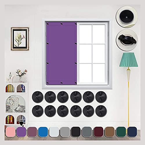 AIYOUVM Dachfenster verdunkelung 43x76cm Zimmer bleibt kühler, Dachfenster verdunkelung Plissee Dachfenster Ohne Bohren zur Verglasung von Fenstervorhängen