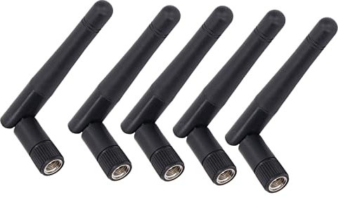 Antena Wifi Externa 2.4G, 3DBI de Alta Ganancia, Interfaz de Pin Interno de Rosca Hembra SMA, Transmisión de Canal Independiente Más Rápida, Antena de Señal Fuerte para Monitoreo Inalámbrico, WIFI