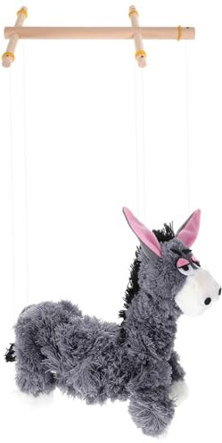 OATIPHO Tiermarionette Puppen Für Mädchen Ab Jahren Aus Kiefernholz Und Plüschmaterial Mit Zugschnur Zum Wackeln Und Geschichten Erzählen Kindermarionettenspielzeug Für Aufführungen