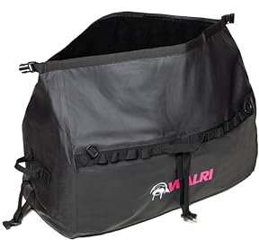 90 Liter spritzwassergeschützter Seesack, für Wassersport, Schneesport, Abenteuer. WALRI, Schwarz, Seesack