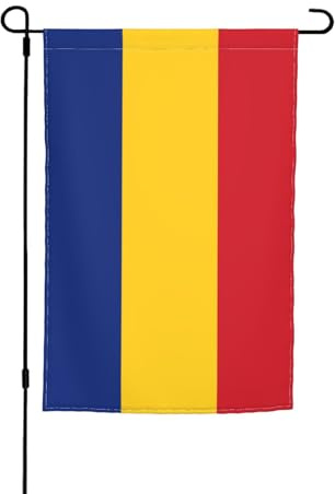 Banderas decorativas de jardín impresas con la bandera de Rumania, adecuadas para balcón, patio, césped, patio trasero, día de la madre, Navidad, Halloween, decoraciones de vacaciones