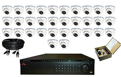 TC66- APOLLO 32 CHANNEL 8 TERABYTE H.264 STANDALONE HD DVR WITH 32 INDOOR & OUTDOOR CCTV SECURITY CAMERA