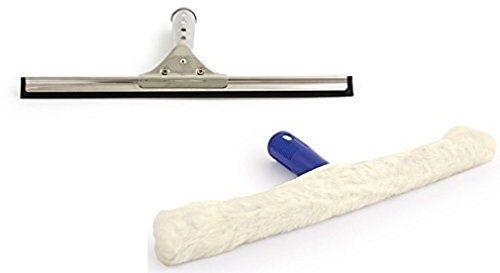 Professional Window Cleaning Equipment Glass Rubber Stainless Steel 14 Squeegee Blade and 14 Applicator Cleaner