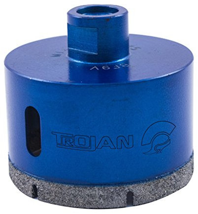 Scie cloche diamant à sec 6 mm – 75 mm pour porcelaine, céramique, marbre, granit, carrelage M14 (68 mm)