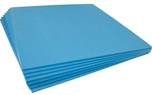 XPS Boards Floor Underlay Thermal Insulation Underfloor Heating 600 x 600mm x 6mm Sheets - 1.86m2 to 18.60m2