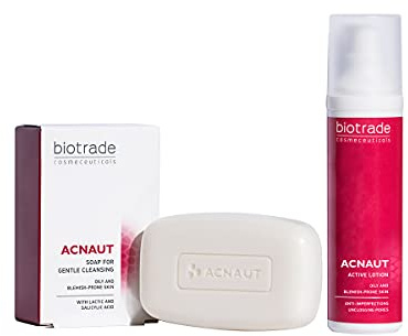 Activ Lotion 60 ml + Seife 100 g Für Fettige Und Zu Akne Neigende Haut Beseitigt Komedonen Pickel Rötungen Irritationen Verfeinert Die Poren Von Biotrade