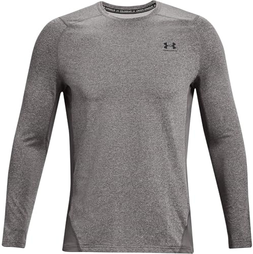 Under Armour Men UA CG Armour Fitted Crew, Warm Functional Shirt for Men, Lightweight Tight-Fit Long-Sleeve Sports Top , Thermal Long-Sleeve Shirt
