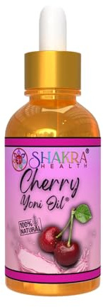 SH SHAKRA HEALTH Yoni-Öl Cherry 30 ml Körpermassageöl: Feuchtigkeit & Balance PH, vegan, organisch, persönlicher femininer Duft, natürliche Hygiene & frischer Geruch