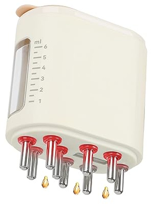 Elektrisches Applikator Flasche Haare Kopfhaut Massagegerät elektrisches Kopfmassagegerät für Haarbehandlung, äTherisches öLserum, Kopfmassage BüRste für Haarwachstum (A)