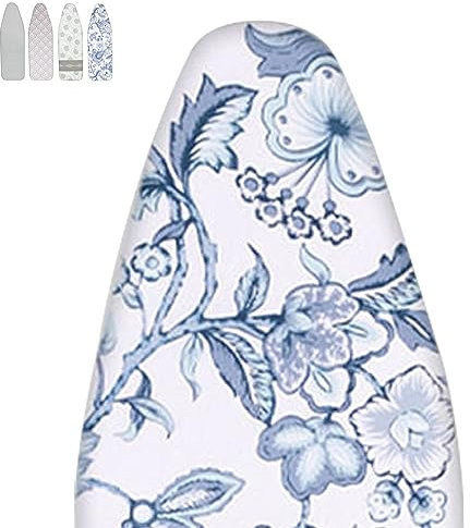 IkErna Small Ironing Board Cover 81X30/92X33/97X33/110X35/122X38Cm Padded Scorch Resistant Iron Board Cover/D/97 * 33Cm