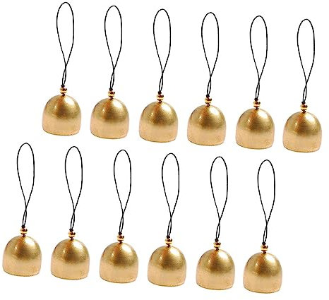 Cabilock 48stücke Vintage Weihnachtsglocken Aus Kleine Jingle Bells Für Bastelprojekte Und Festliche Dekorationen Für Weihnachtsfeiern Und Kreative Gestaltungen