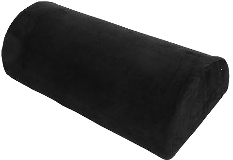 Luqeeg Almohada De Media Luna De Espuma Viscoelástica, Personas Mayores, Cojín De Soporte Lumbar para El Cuello De La Rodilla, Extraíble, Lavable, Material Duradero, Diseño Ergonómico,