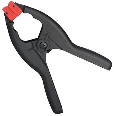 1 Pcs Plastic Small Spring Clamps Adjustable Nylon Clamps Enduring Versatile Tool for DIY Woodworking and Studio Backgrounds Easy Setup (50mm)