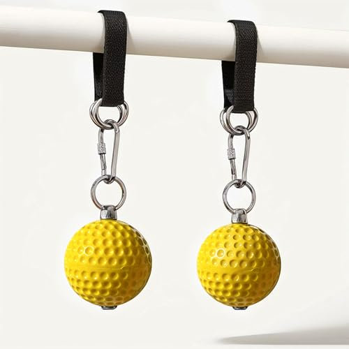 Trainingskanonenkugel mit Handgelenk Kugelgriff Seilzug -Kugel Klimmzug Fitnessgeräte Training Power Ball Rutschfestes Design Hält Grips Pointing Handgriff Krafttraining Ball